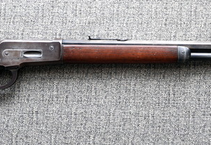 Winchester Model 1886 Lever Action Rifle in 40-65WCF with single set trigger