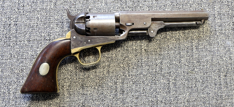 Antique - Colt Model 1851 36 caliber "Navy" Percussion Revolver w/Civil War serial number