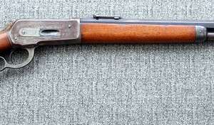 Winchester Model 1886 Lever Action Rifle in 40-82 WCF with Factory Letter Antique, Special Order Extra Heavy Barrel